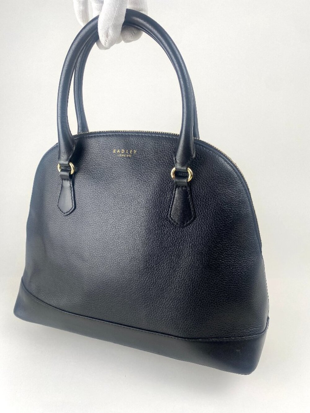Radley London Anchor Mews Medium Dome Multiway Satchel Handbag Black